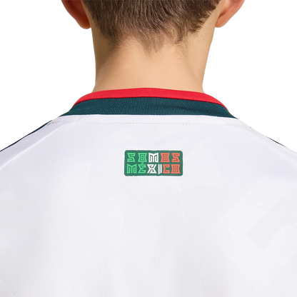 Camiseta adidas México Visitante 2026 Juvenil Manga Larga Versión Estadio