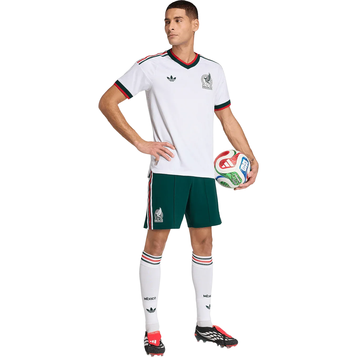 Camiseta adidas México Visitante 2026 Versión Jugador (Auténtica) de Partido