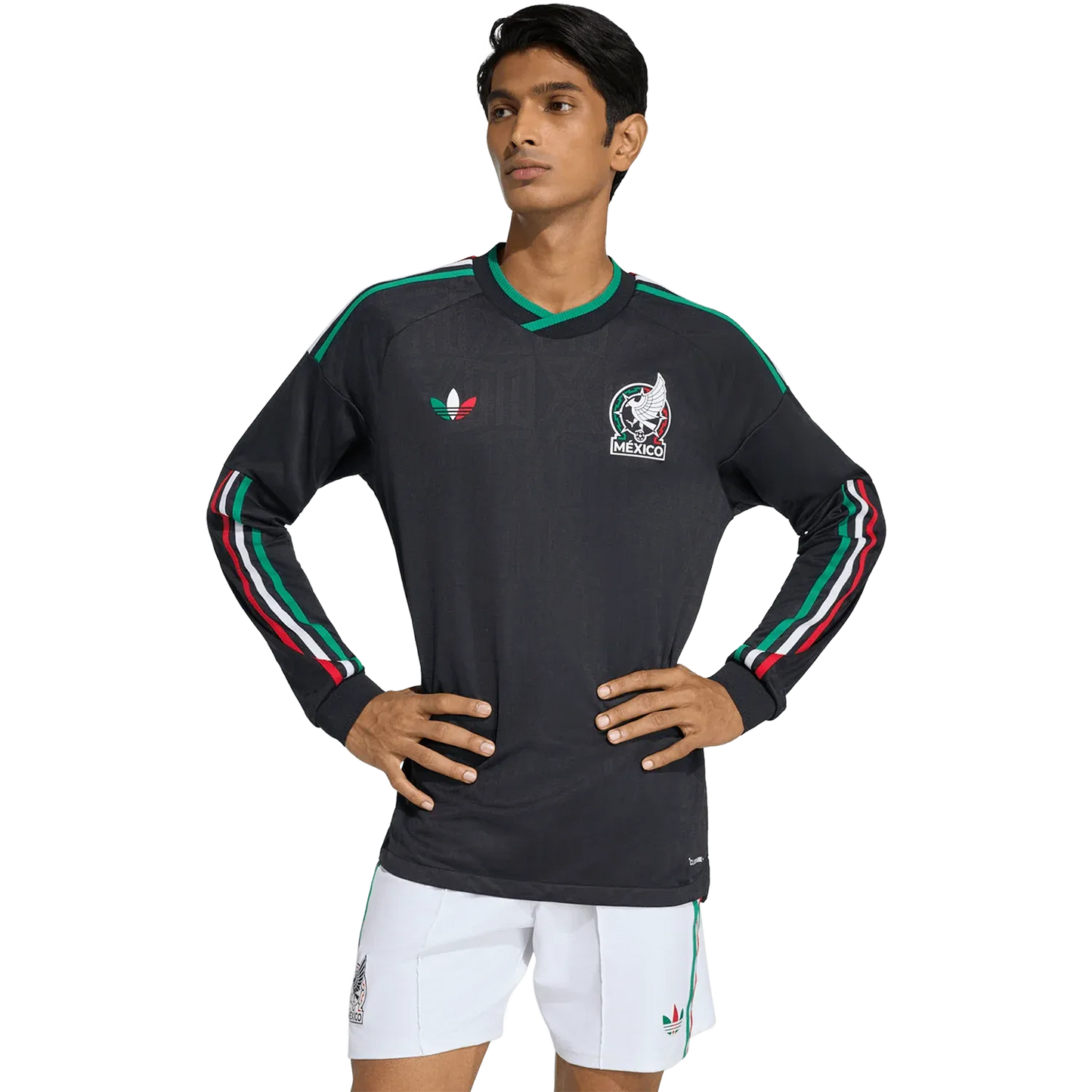 Camiseta adidas México Tercera 2026 Manga Larga Versión Jugador (Auténtica)