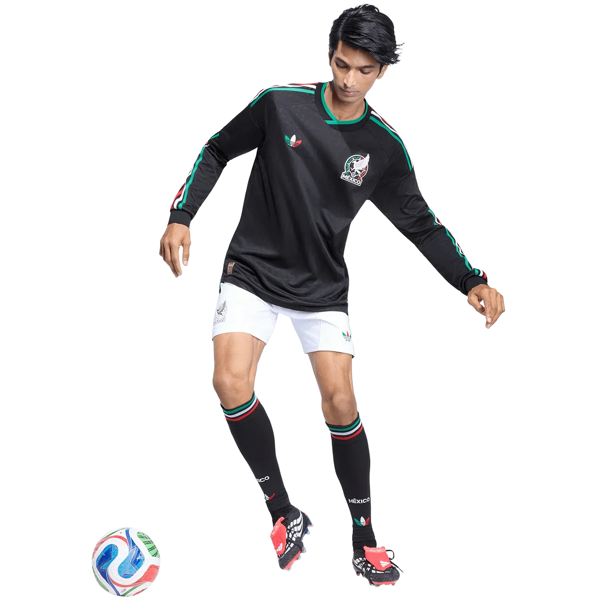 Camiseta adidas México Tercera 2026 Manga Larga Versión Jugador (Auténtica)
