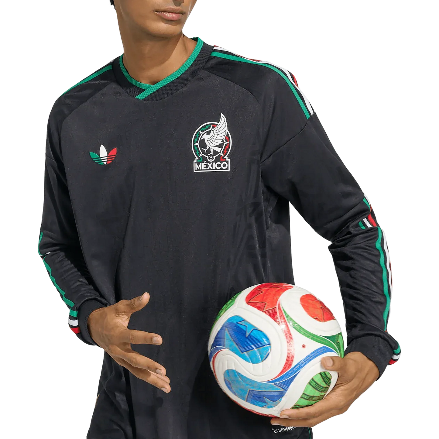 Camiseta adidas México Tercera 2026 Manga Larga Versión Jugador (Auténtica)