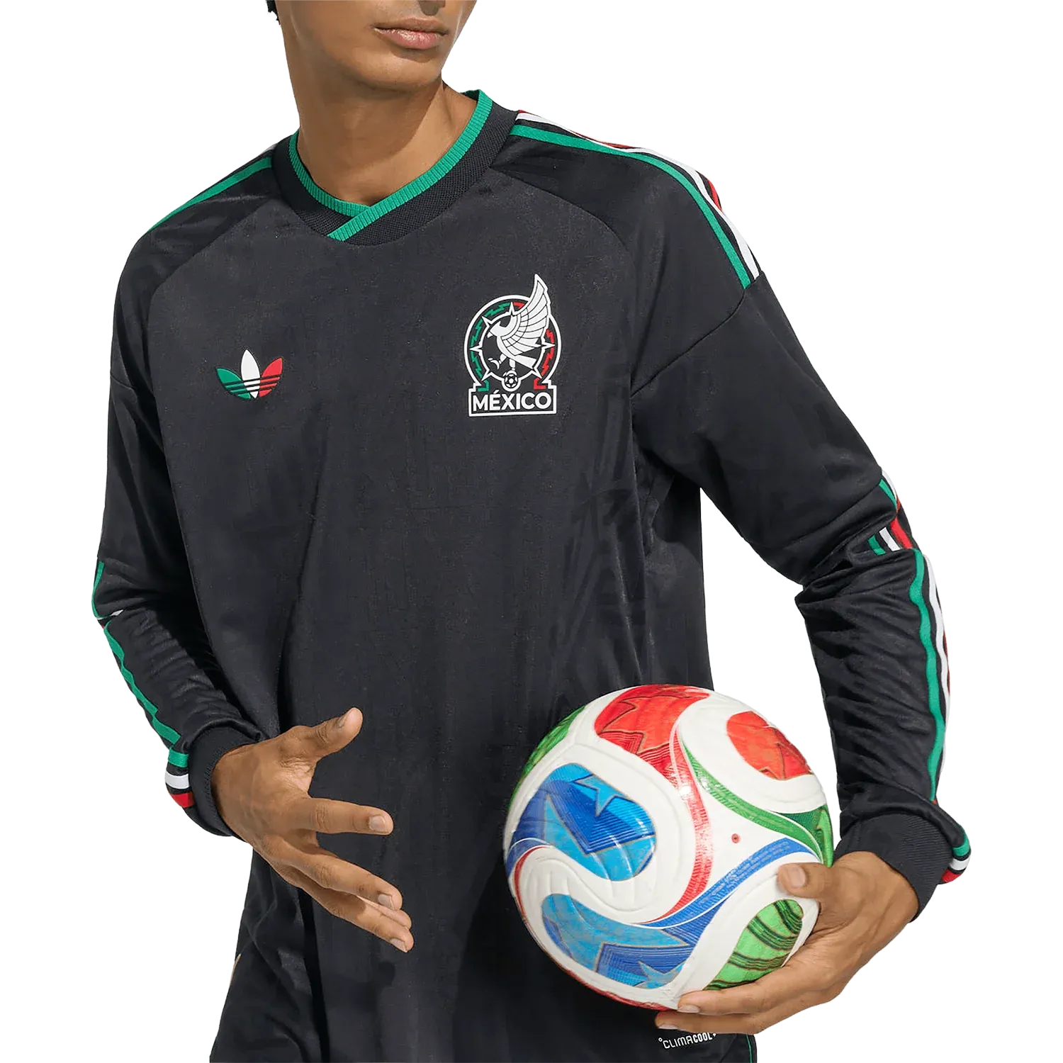 Camiseta adidas México Tercera 2026 Manga Larga Versión Jugador (Auténtica)