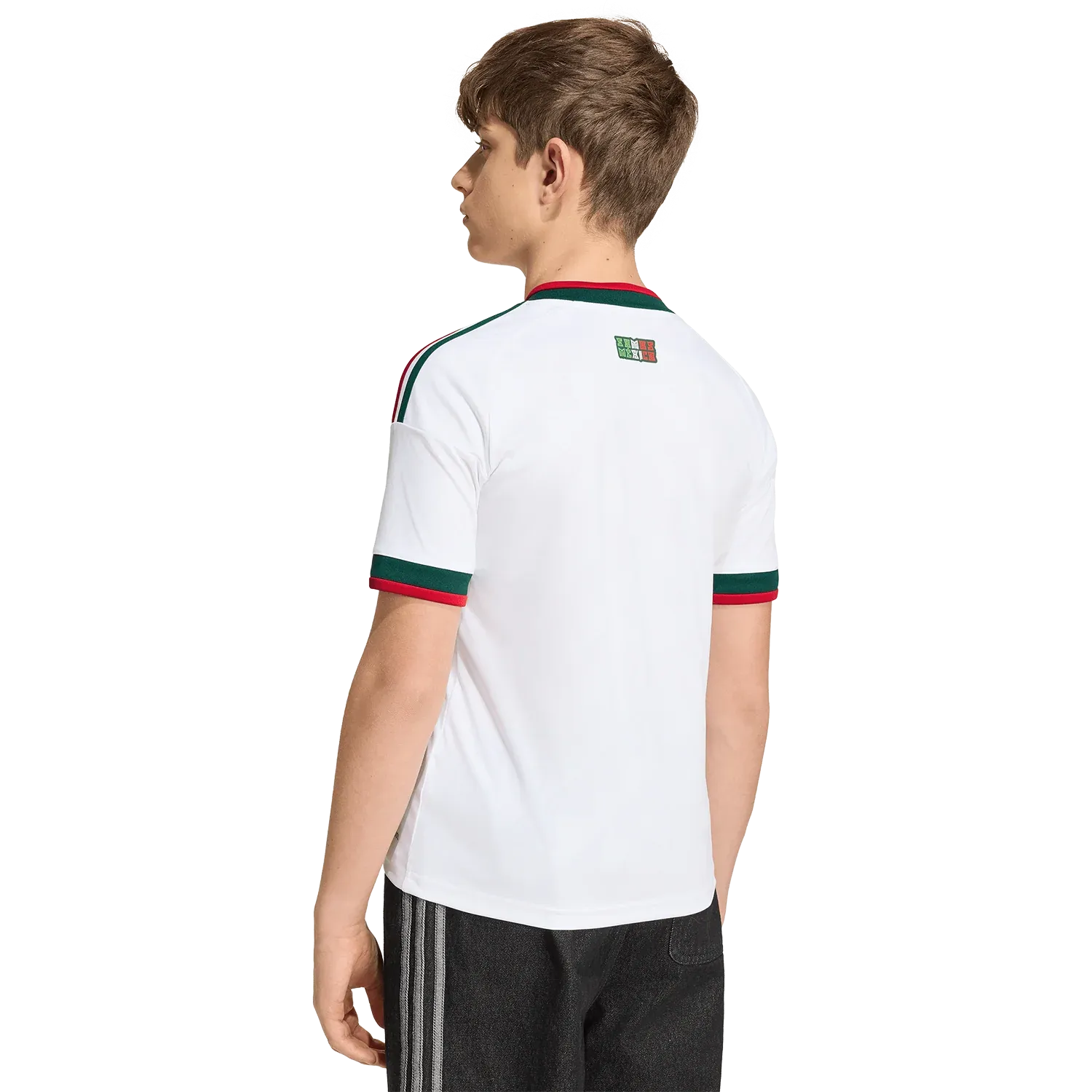 Camiseta adidas México Visitante 2026 Juvenil Versión Estadio