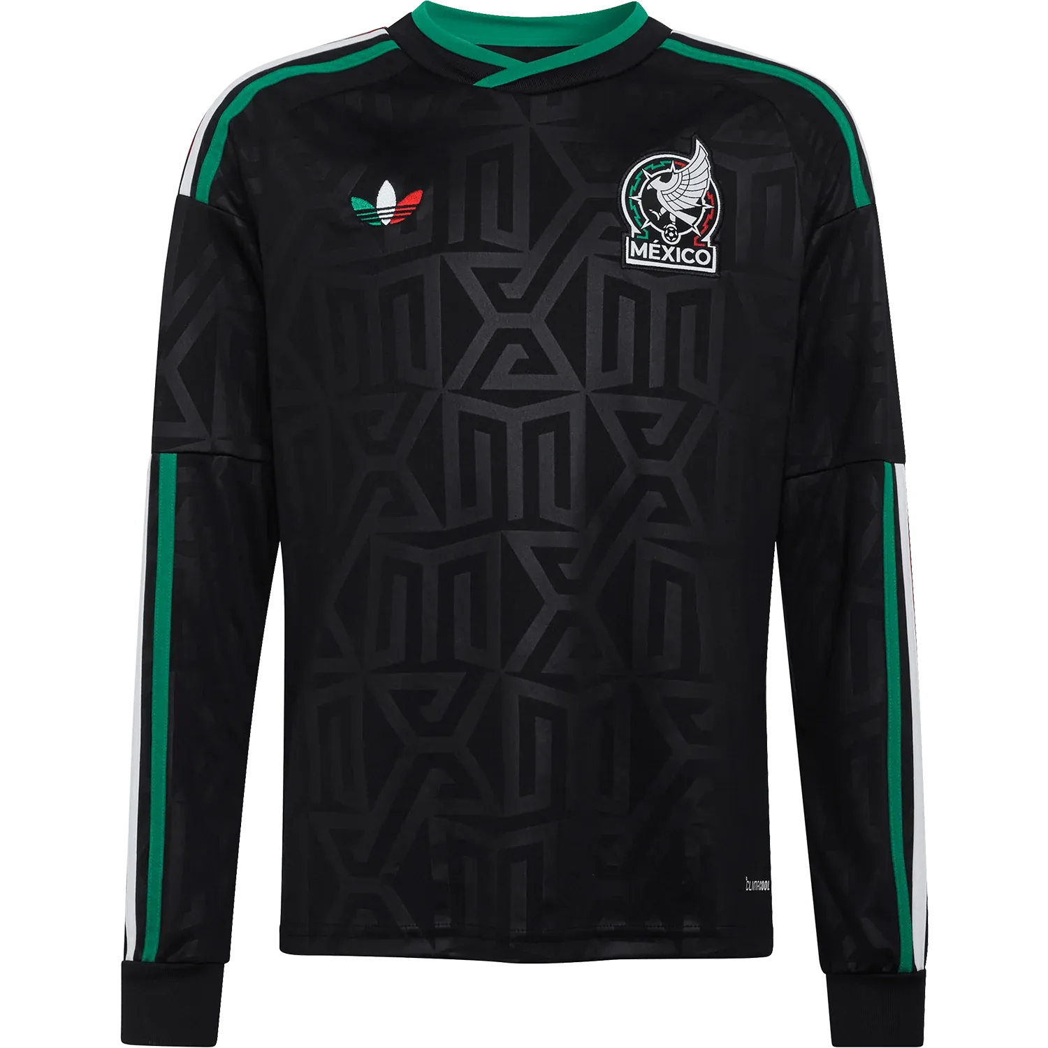 Camiseta adidas México Tercera 2026 Juvenil Manga Larga Versión Estadio