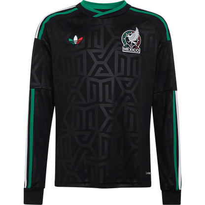 Camiseta adidas México Tercera 2026 Juvenil Manga Larga Versión Estadio