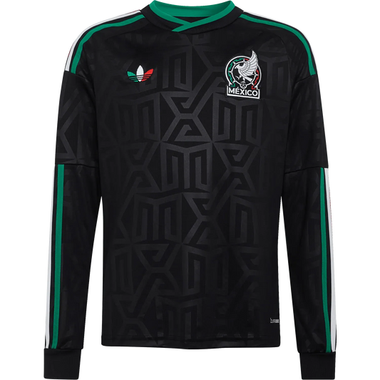 Camiseta adidas México Tercera 2026 Juvenil Manga Larga Versión Estadio