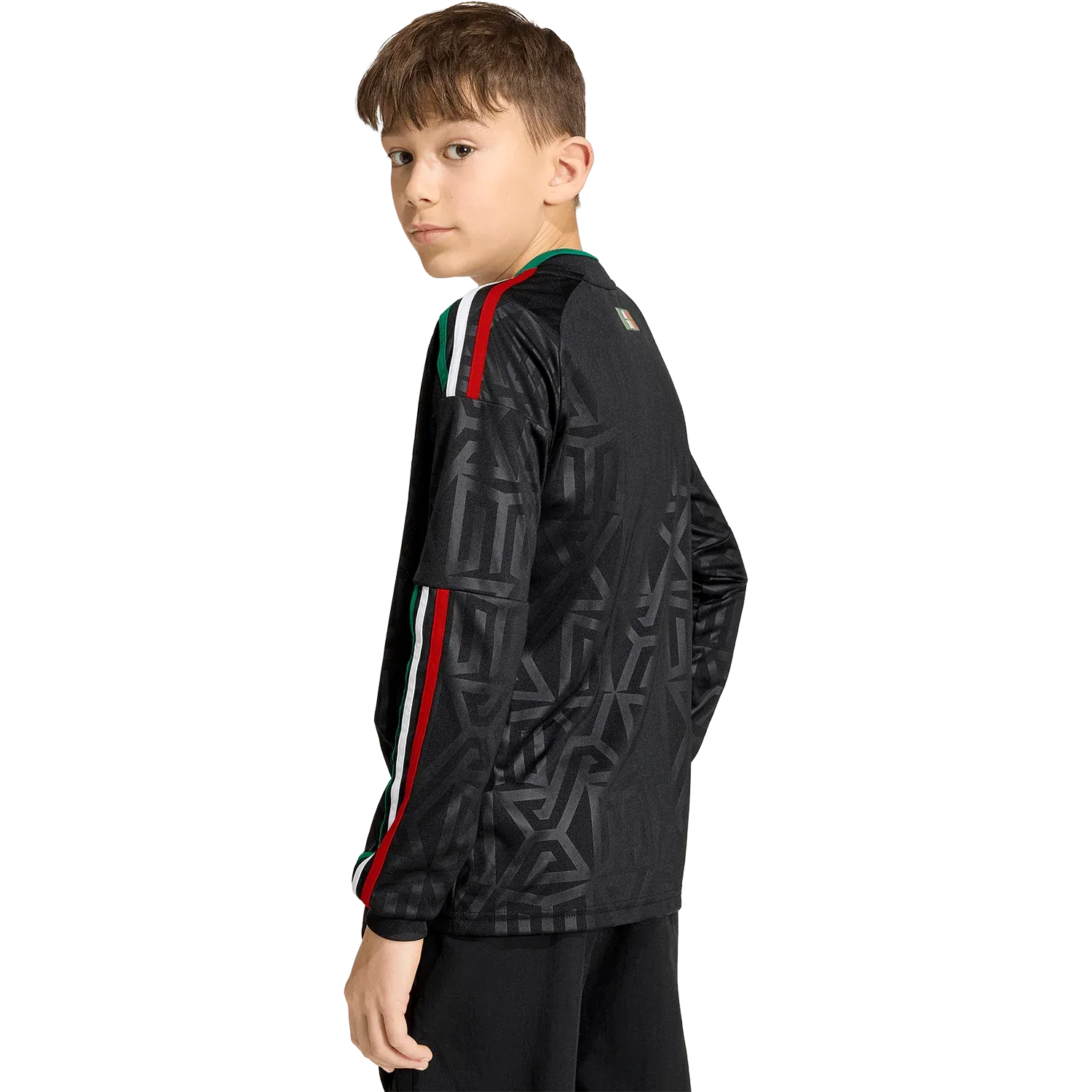 Camiseta adidas México Tercera 2026 Juvenil Manga Larga Versión Estadio
