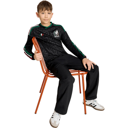 Camiseta adidas México Tercera 2026 Juvenil Manga Larga Versión Estadio