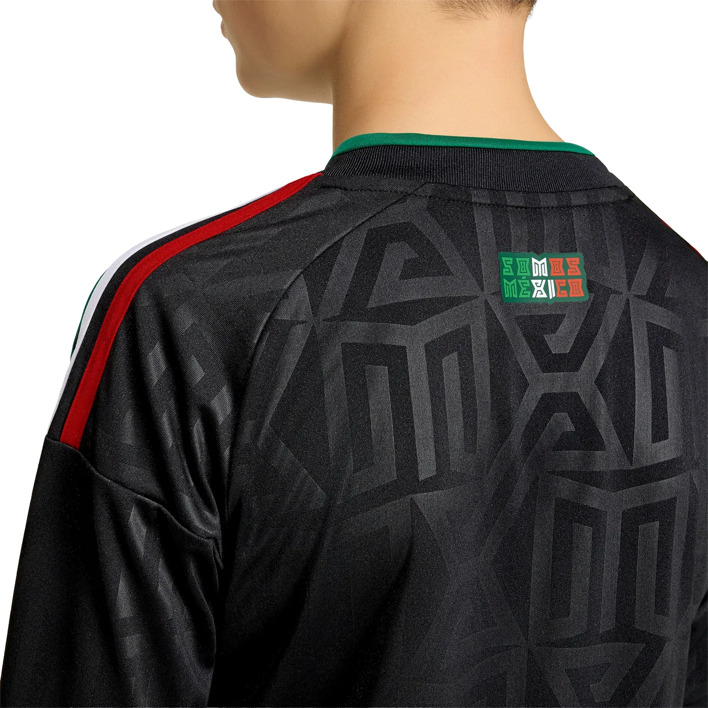Camiseta adidas México Tercera 2026 Juvenil Manga Larga Versión Estadio