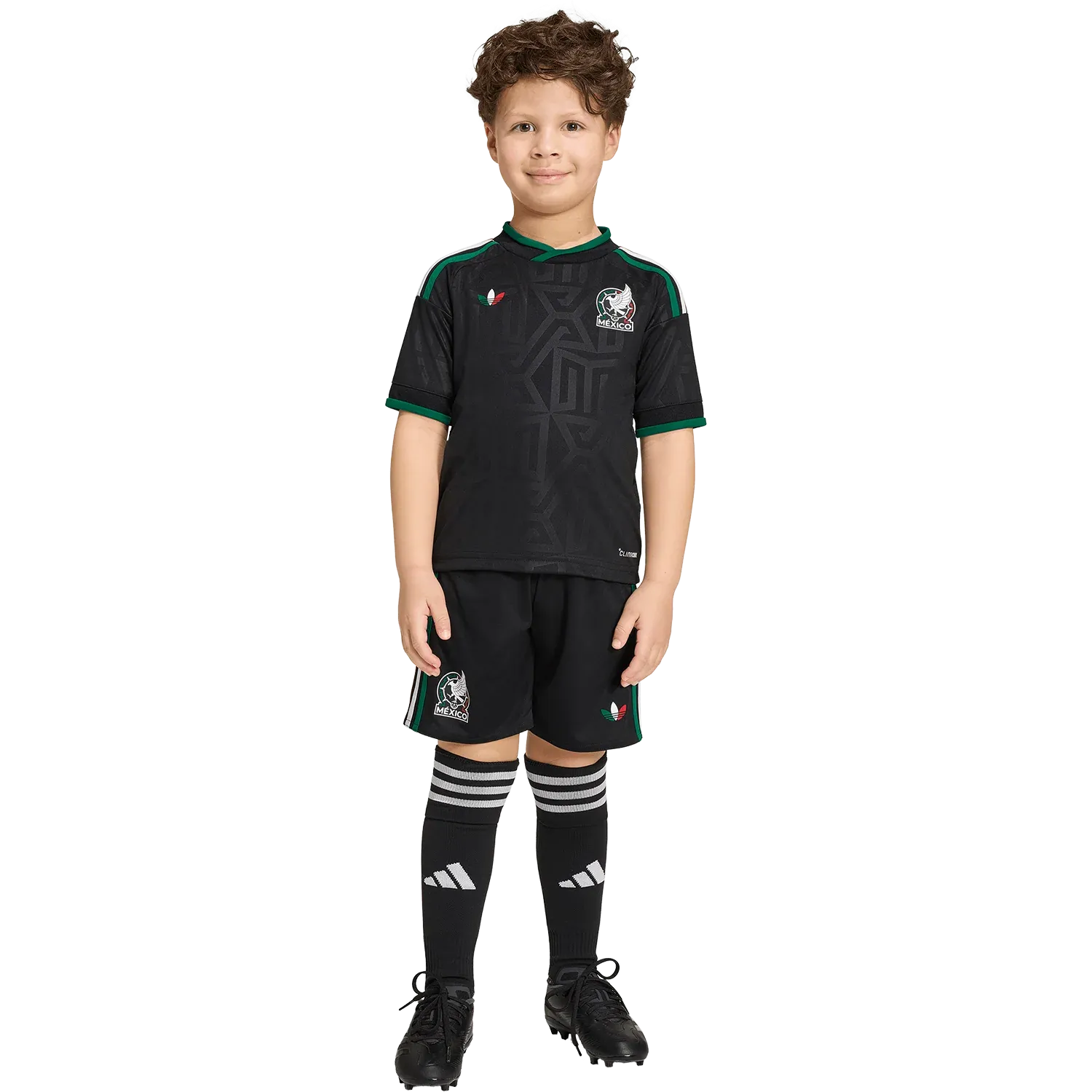 Conjunto adidas México Tercera 2026 Niño Pequeño Versión Estadio