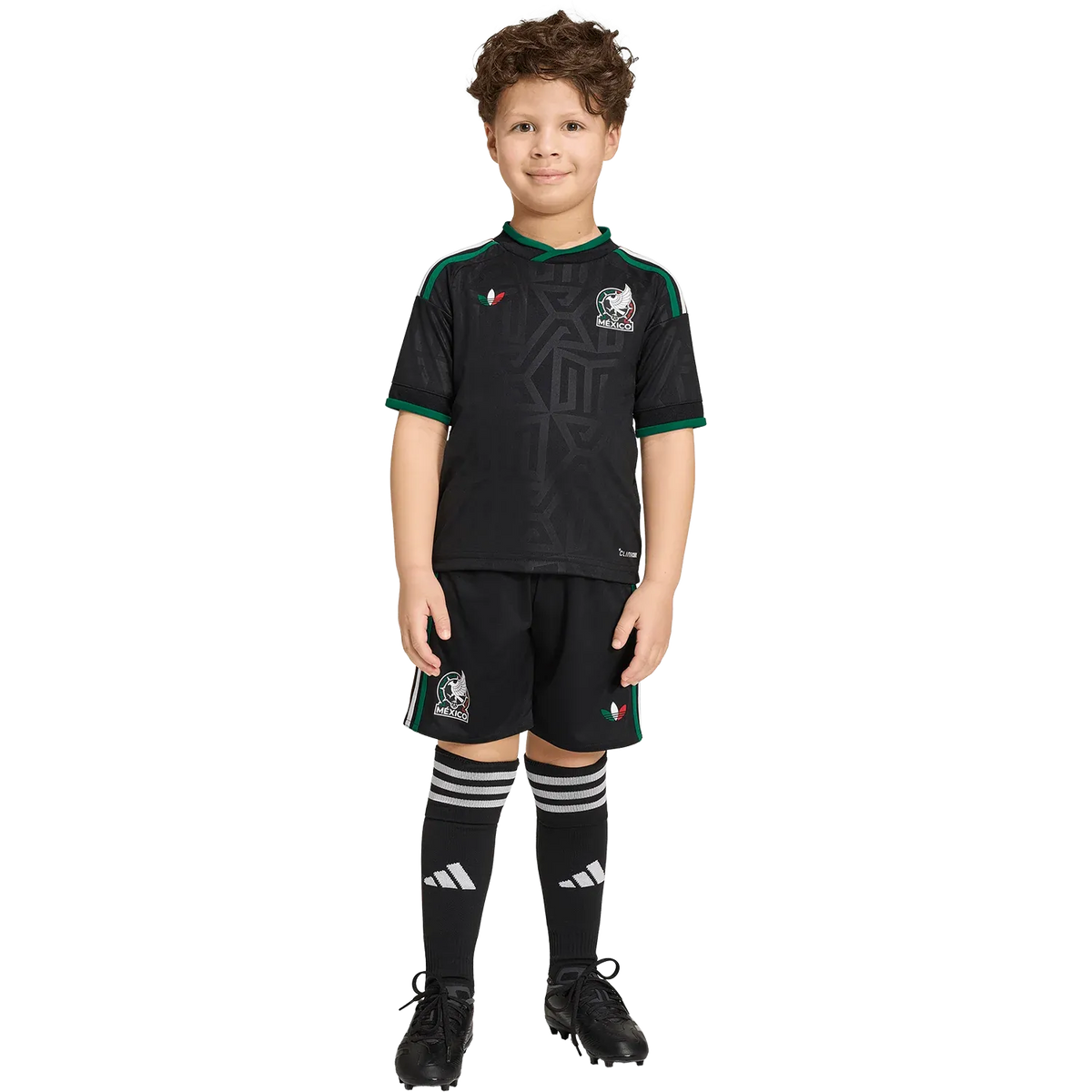 Conjunto adidas México Tercera 2026 Niño Pequeño Versión Estadio
