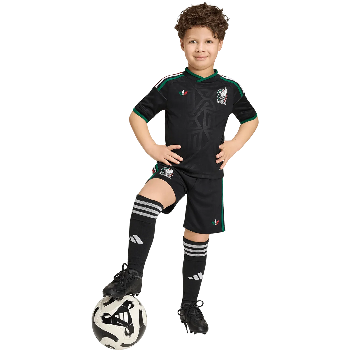 Conjunto adidas México Tercera 2026 Niño Pequeño Versión Estadio