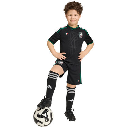 Conjunto adidas México Tercera 2026 Niño Pequeño Versión Estadio