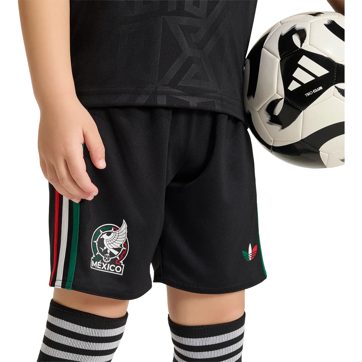 Conjunto adidas México Tercera 2026 Niño Pequeño Versión Estadio