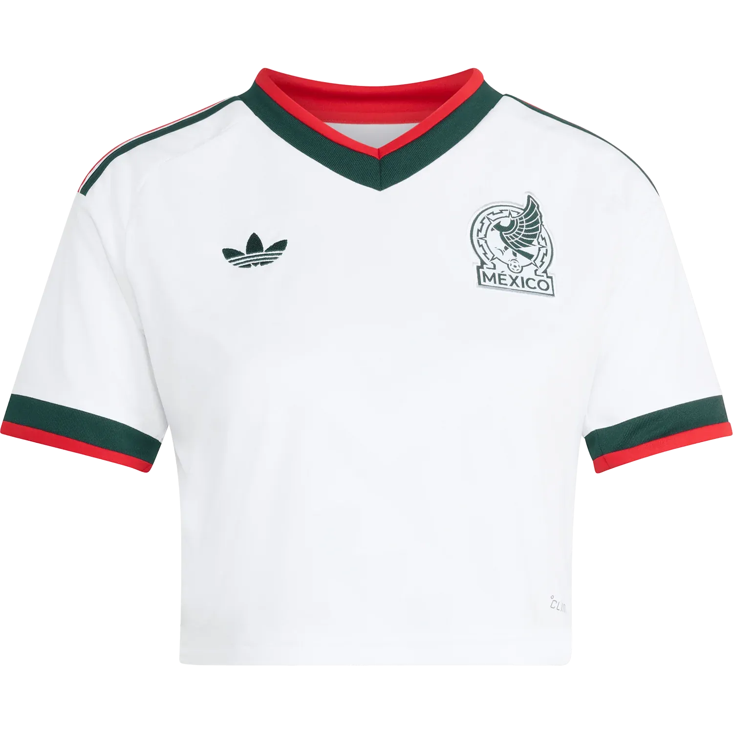 Camiseta adidas México Visitante 2026 Mujer Corta Versión Estadio