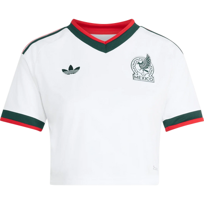Camiseta adidas México Visitante 2026 Mujer Corta Versión Estadio