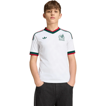 Camiseta adidas México Visitante 2026 Juvenil Versión Estadio