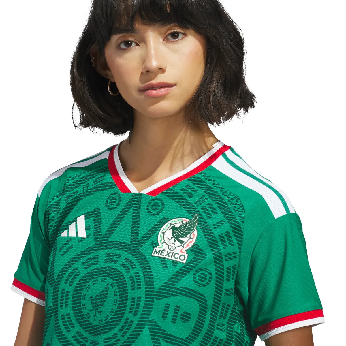 Camiseta adidas México 2026 Local Mujer Versión Jugador (Auténtica)