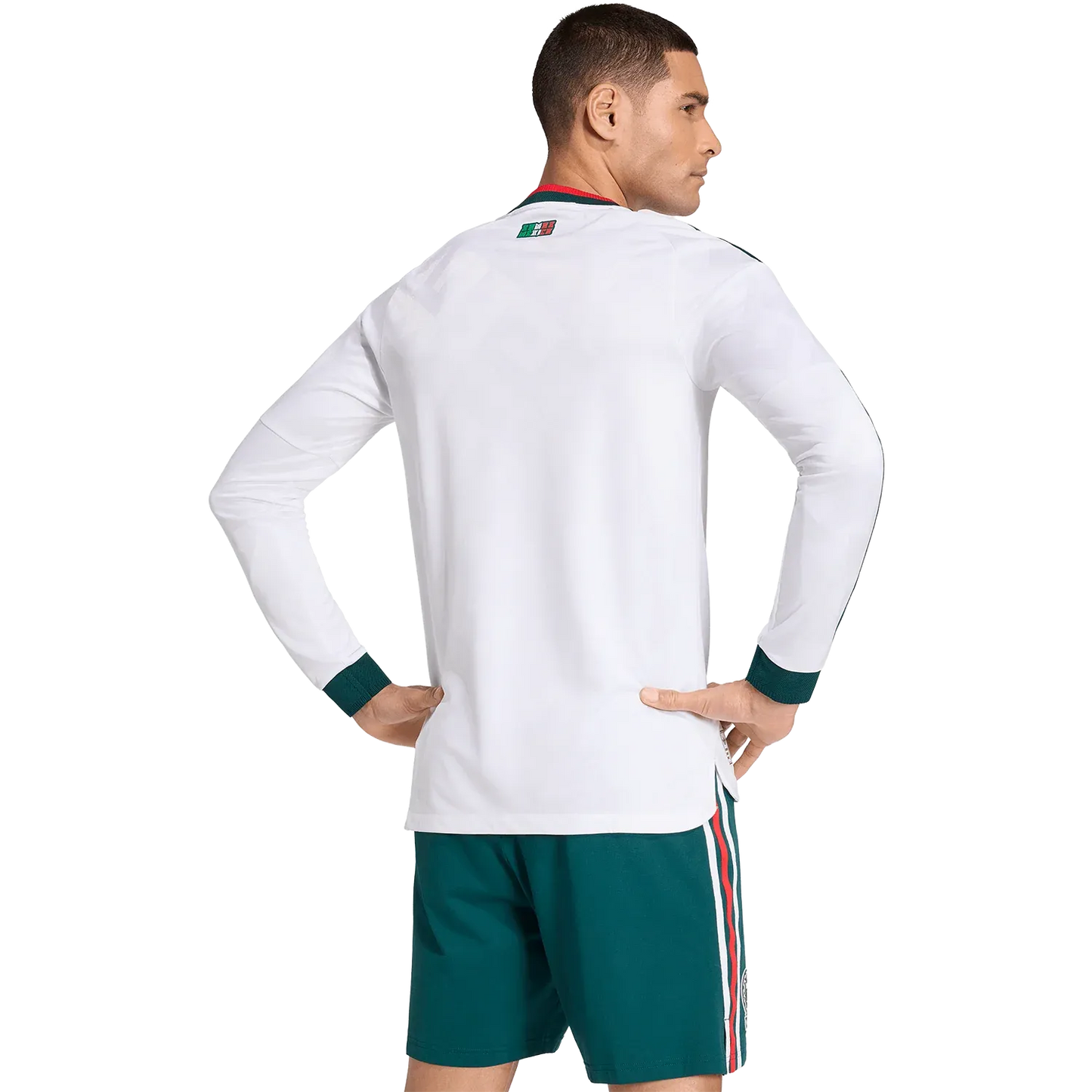 Camiseta adidas México Visitante 2026 Manga Larga Versión Jugador (Auténtica)