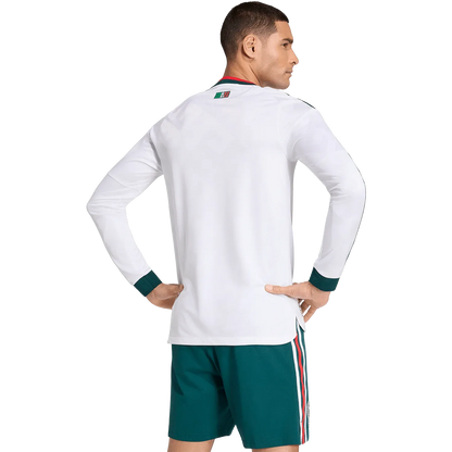 Camiseta adidas México Visitante 2026 Manga Larga Versión Jugador (Auténtica)