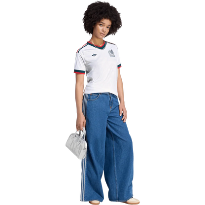 Camiseta adidas México Visitante 2026 Mujer Versión Estadio