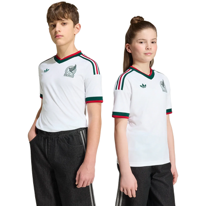 Camiseta adidas México Visitante 2026 Juvenil Versión Estadio