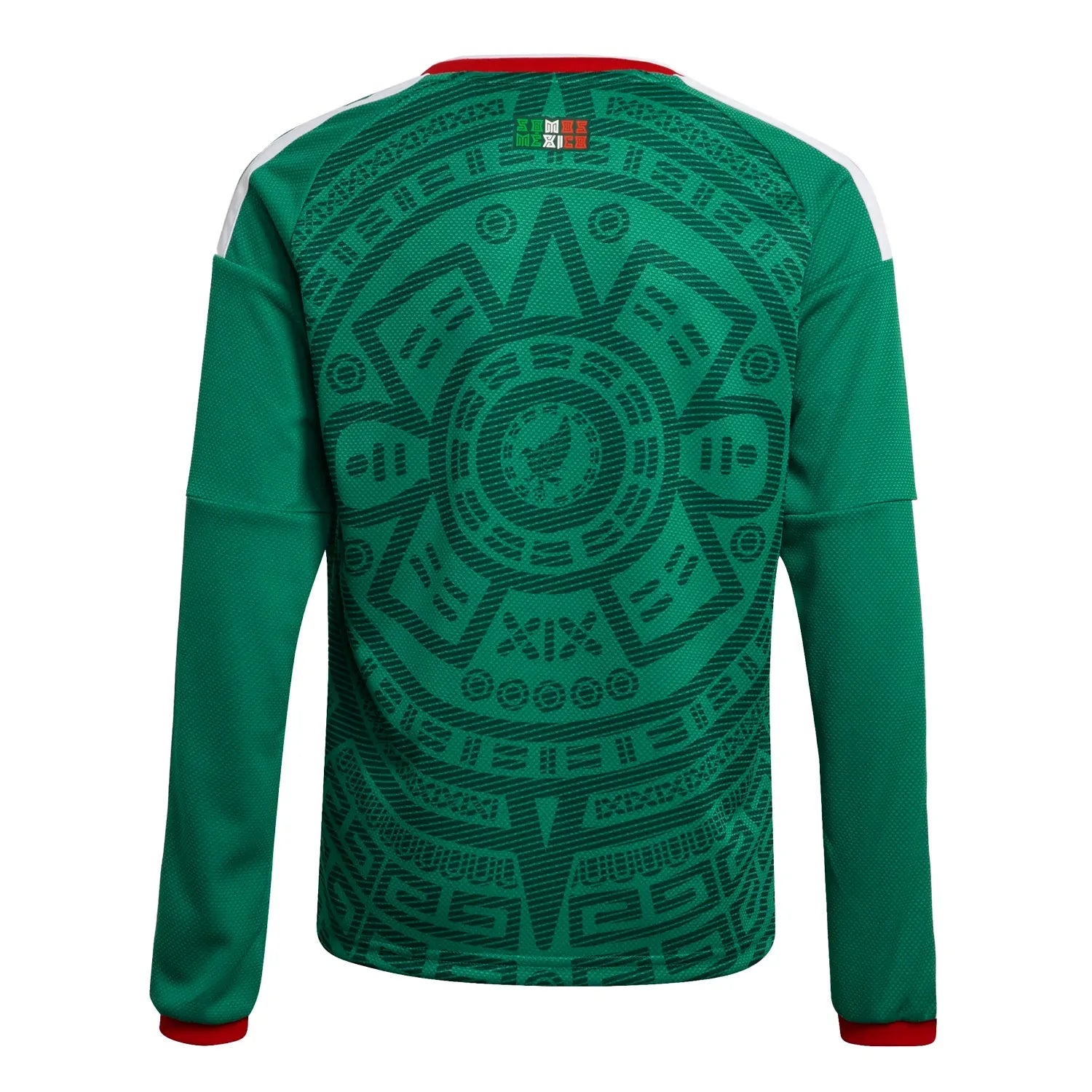 Camiseta adidas México 2026 Local Juvenil Manga Larga Versión Estadio