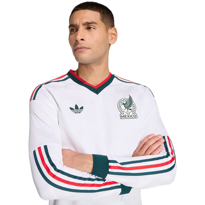 Camiseta adidas México Visitante 2026 Manga Larga Versión Jugador (Auténtica)
