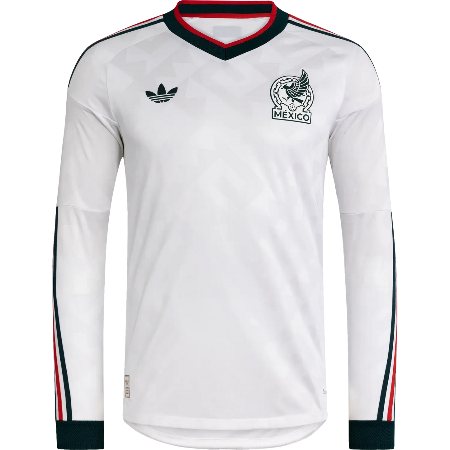Camiseta adidas México Visitante 2026 Manga Larga Versión Jugador (Auténtica)