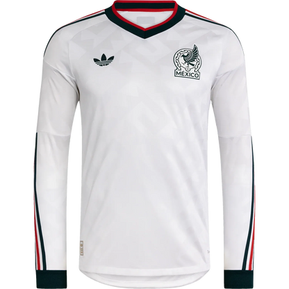 Camiseta adidas México Visitante 2026 Manga Larga Versión Jugador (Auténtica)