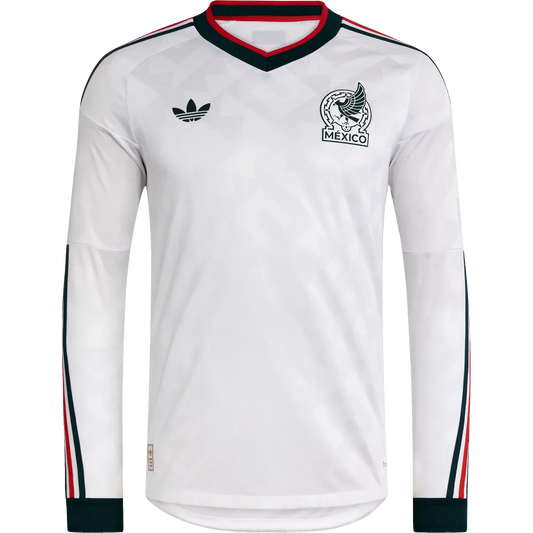Camiseta adidas México Visitante 2026 Manga Larga Versión Jugador (Auténtica)
