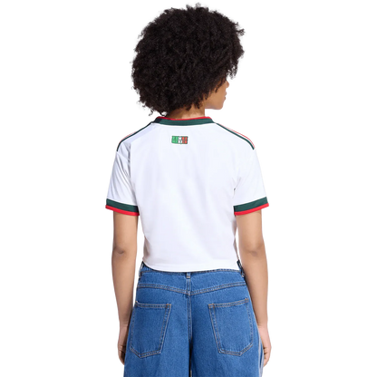 Camiseta adidas México Visitante 2026 Mujer Corta Versión Estadio